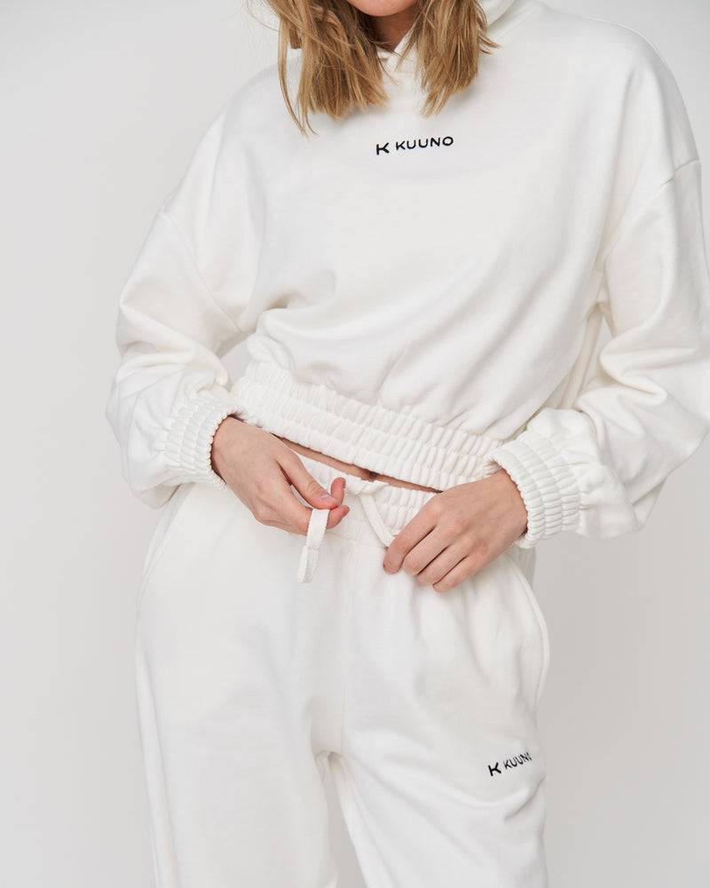 Kuuno Everyday Jogger Hoodie Classic White Online Shopping