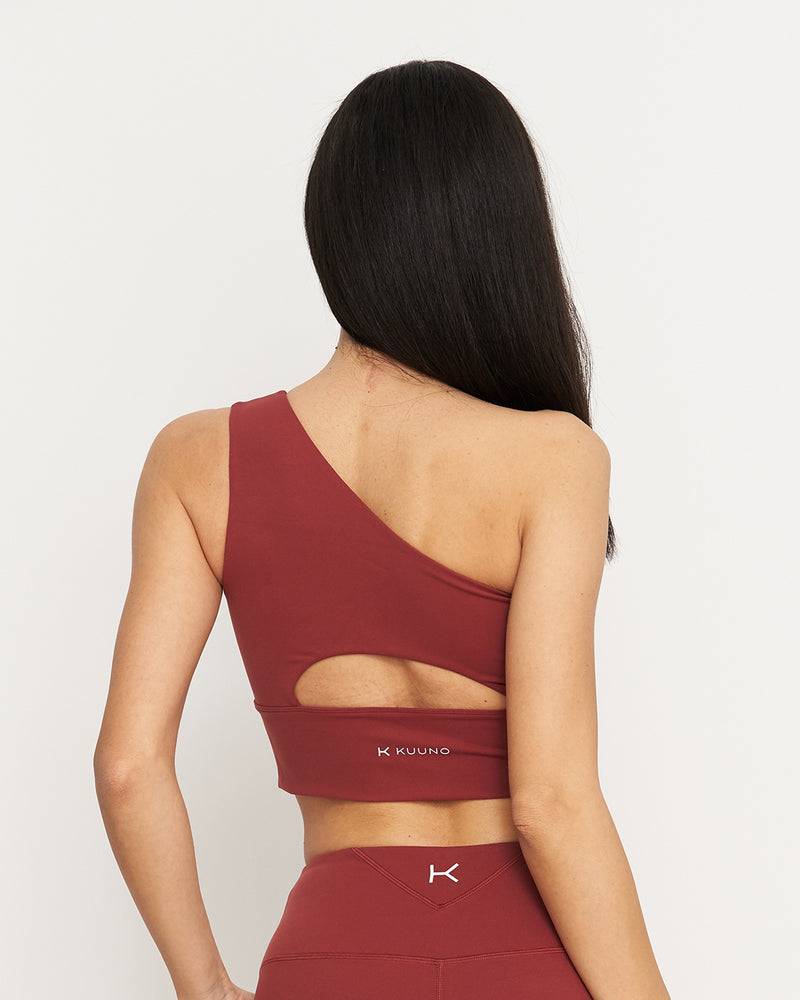 Kuuno Essential One Shoulder Bra Marsala Red Muttertagsangebot