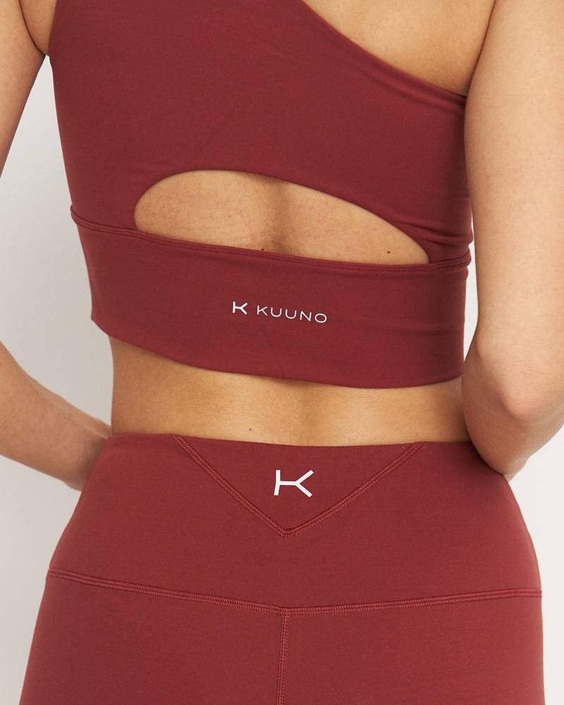 Kuuno Essential One Shoulder Bra Marsala Red Muttertagsangebot