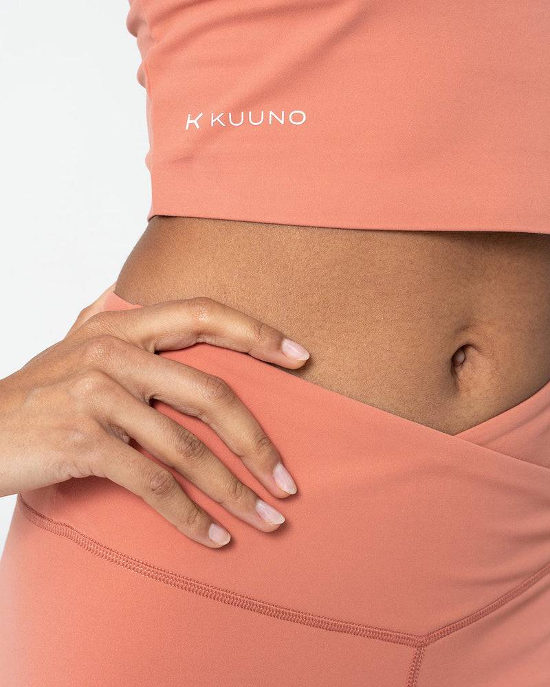 Kuuno Essential Cropped Longsleeve Coral Pink Neueste Mode