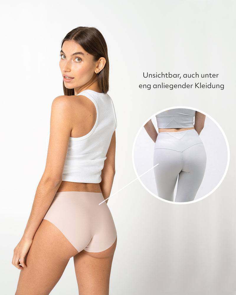 Kuuno Seamless High Waist Classic Brief Natural Blush Große Rabatte