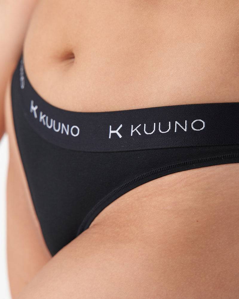 Kuuno Everyday Thong Night Black Kauf eins, bekomm eins gratis