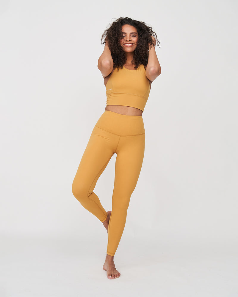 Kuuno Tall Essential High Waist Tights Spicy Pumpkin