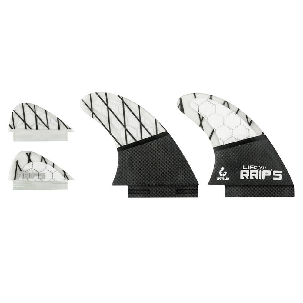 Lib Tech Quad Wakesurf Fin Set - Carbon