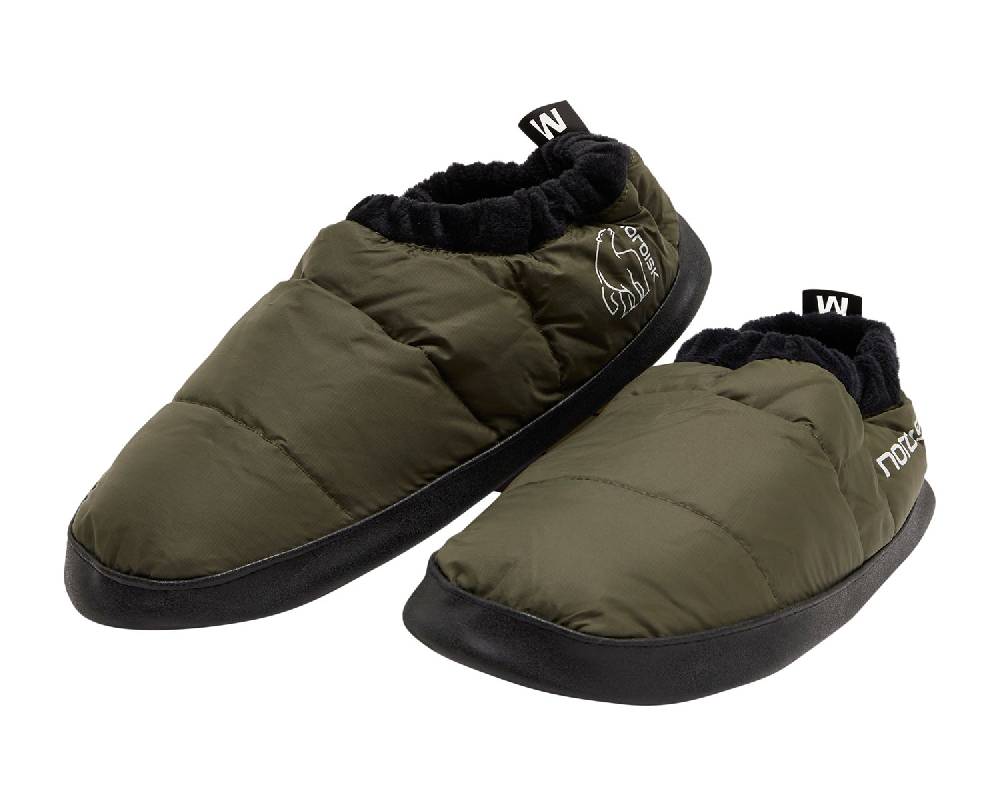 Nordisk Mos down shoes Dark Moss Kostenloser Versand