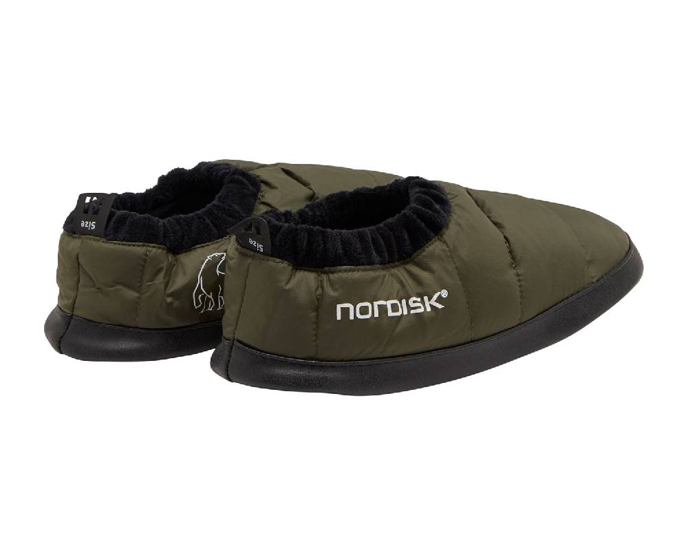 Nordisk Mos down shoes Dark Moss Kostenloser Versand