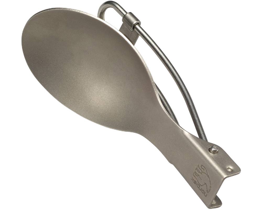 Nordisk Titanium foldable spoon Spoon Matt Silver Lagerräumung