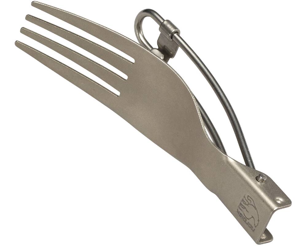 Nordisk Titanium foldable fork Fork Matt Silver Heißer Verkauf