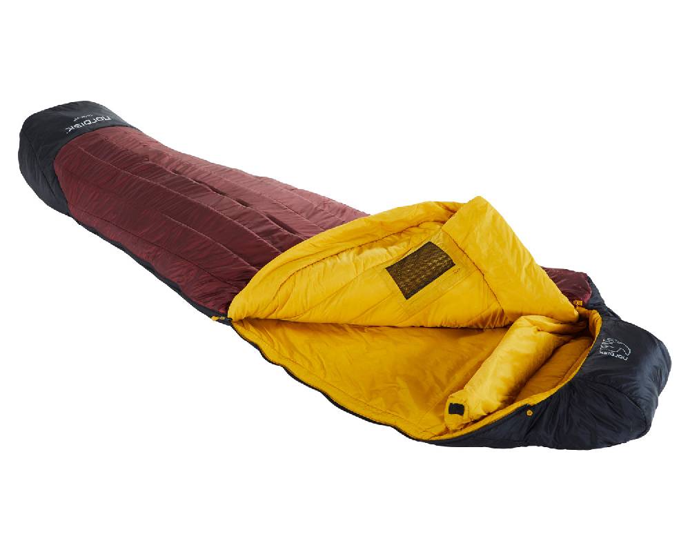 Nordisk Oscar -10° Mummy Kunstfaser Rio Red/ Mustard Yellow/ Black Saisonale Angebote