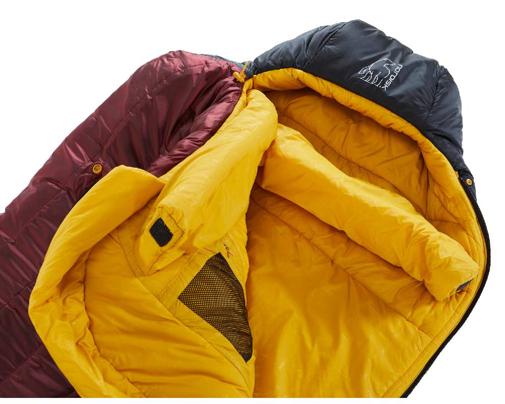 Nordisk Oscar -10° Mummy Kunstfaser Rio Red/ Mustard Yellow/ Black Saisonale Angebote