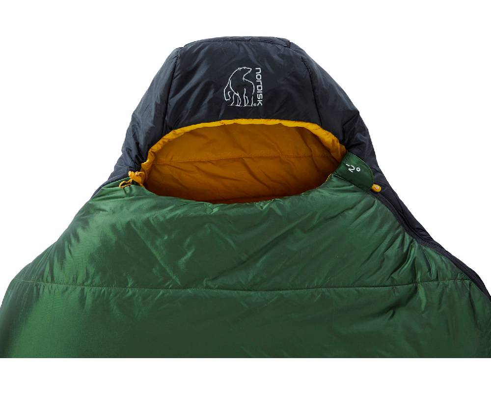 Nordisk Gormsson -2° Mummy | Kunstfaser Artichoke Green/Mustard Yellow/Black Räumungsverkauf