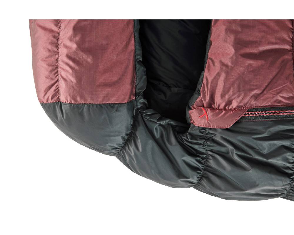 Nordisk Voyage 500 Right zip Daune (-5° C) | Ribbon red Kauf eins, bekomm eins gratis