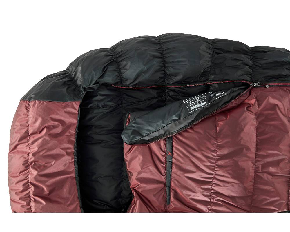 Nordisk Voyage 300 Left zip Daune (1° C) | Ribbon red Sonderangebote