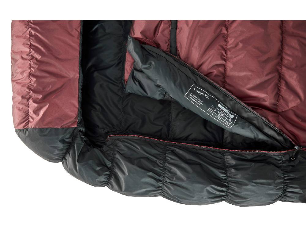 Nordisk Voyage 300 Right zip Daune (1° C) | Ribbon red Riesige Ersparnisse