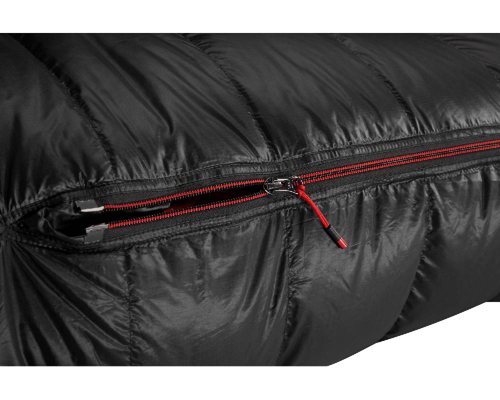 Nordisk V.I.B. 600 Left zip Daune ( -6° C) | Black Bis zu 60% Rabatt