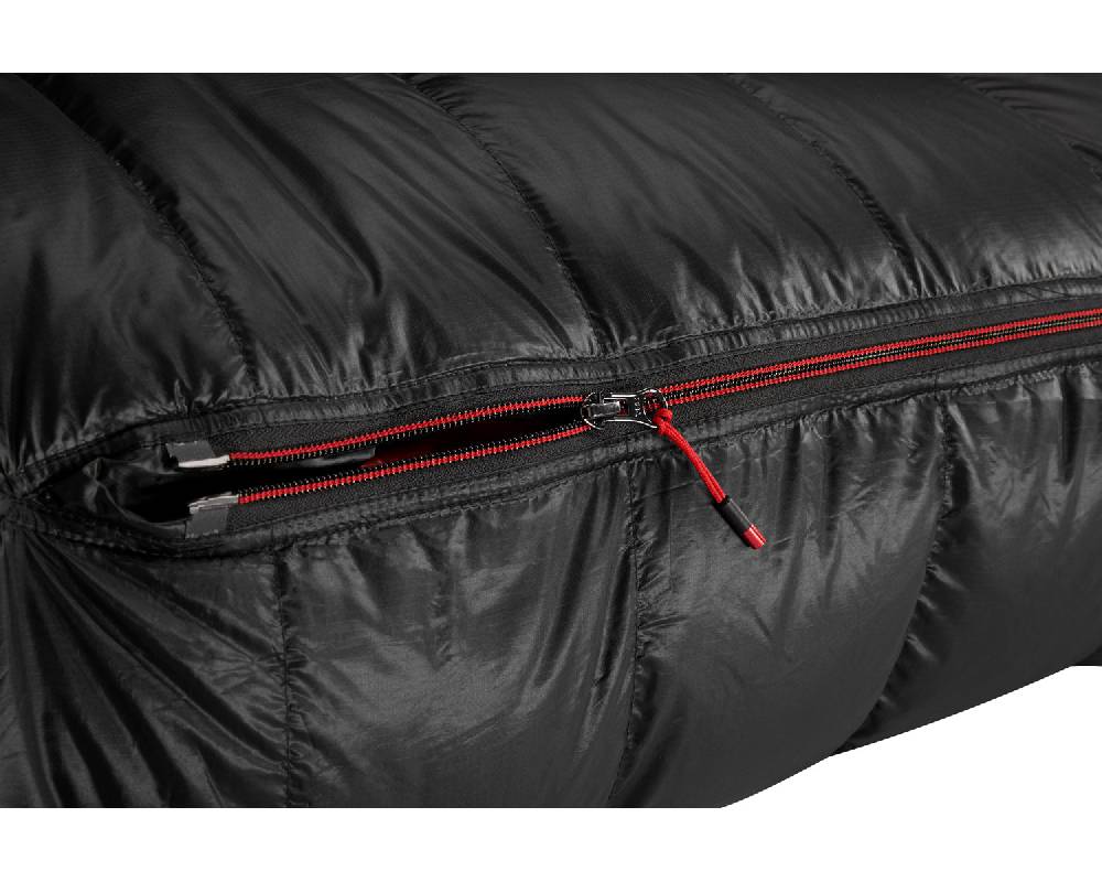 Nordisk V.I.B. 400 Left zip Daune (-2° C) | Black Nur für heute