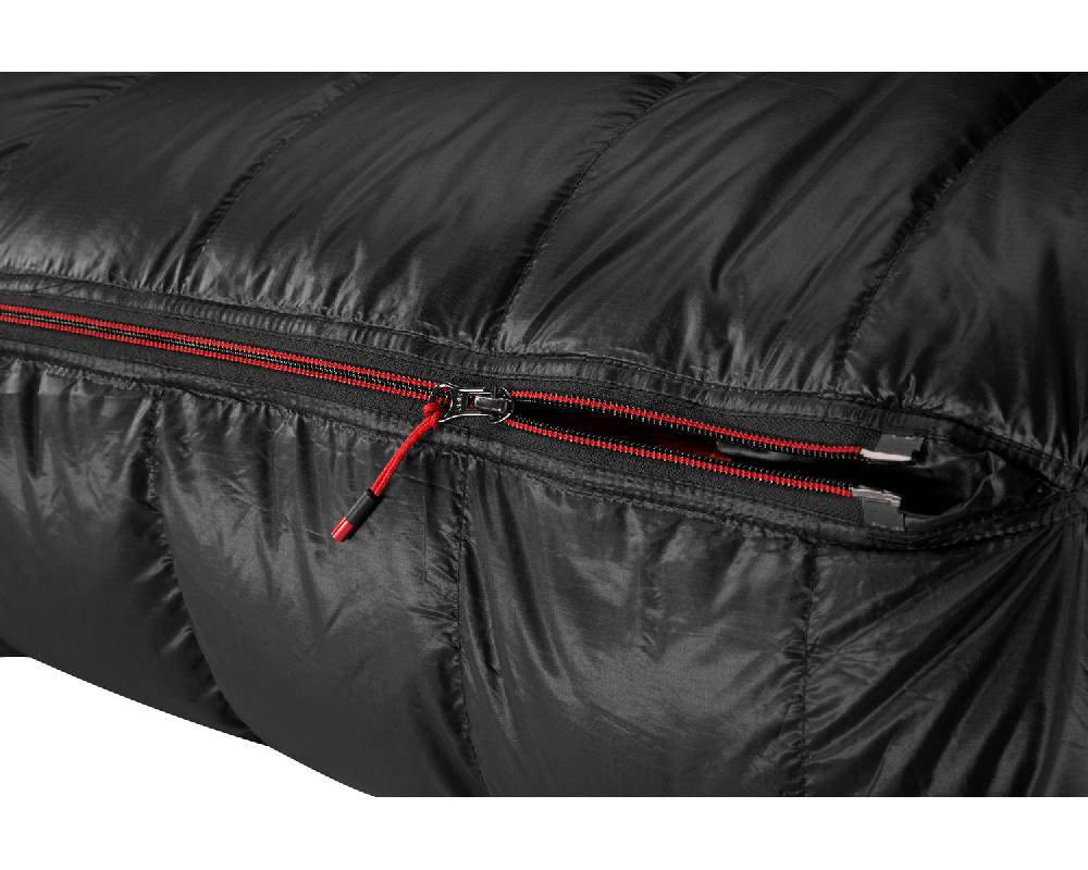 Nordisk V.I.B 400 Right zip Daune (-2° C) | Black Sonderangebot der Fabrik
