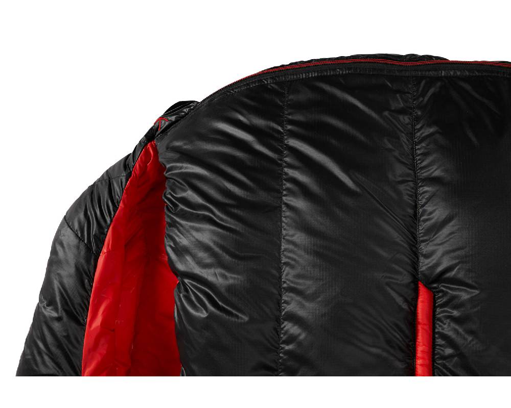Nordisk V.I.B. 250 Left zip Daune (5° C) | Black Vierteljährliche Förderung
