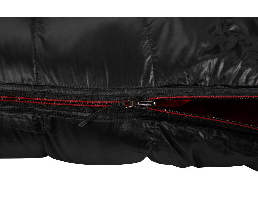 Nordisk V.I.B. 250 Left zip Daune (5° C) | Black Vierteljährliche Förderung