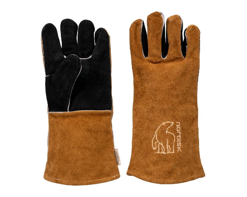 Nordisk Torden gloves Brown/Black im Angebot
