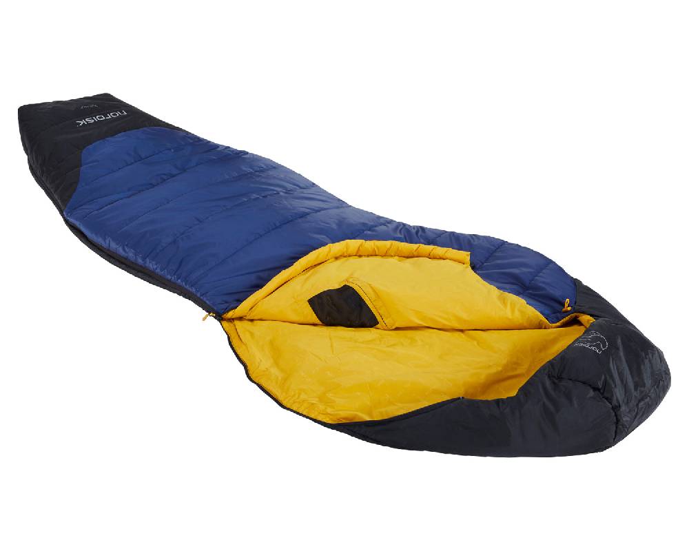 Nordisk Puk +10° Curve Kunstfaser True Navy/Mustard Yellow/Black Online Outlet