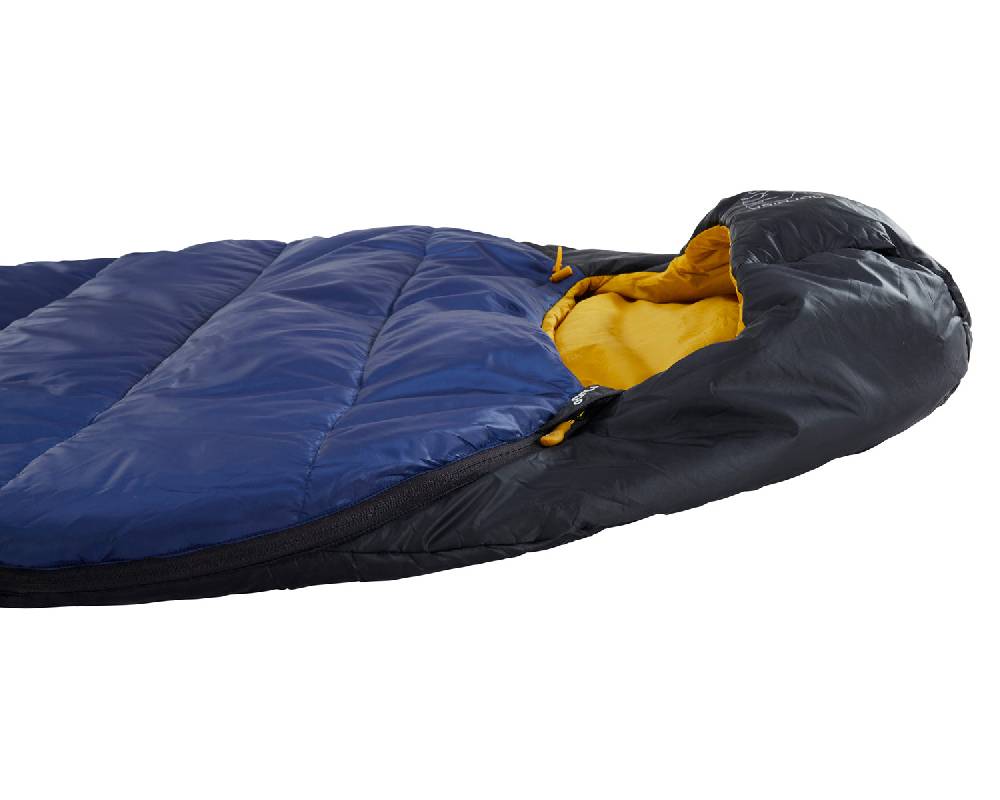 Nordisk Puk +10° Curve Kunstfaser True Navy/Mustard Yellow/Black Online Outlet