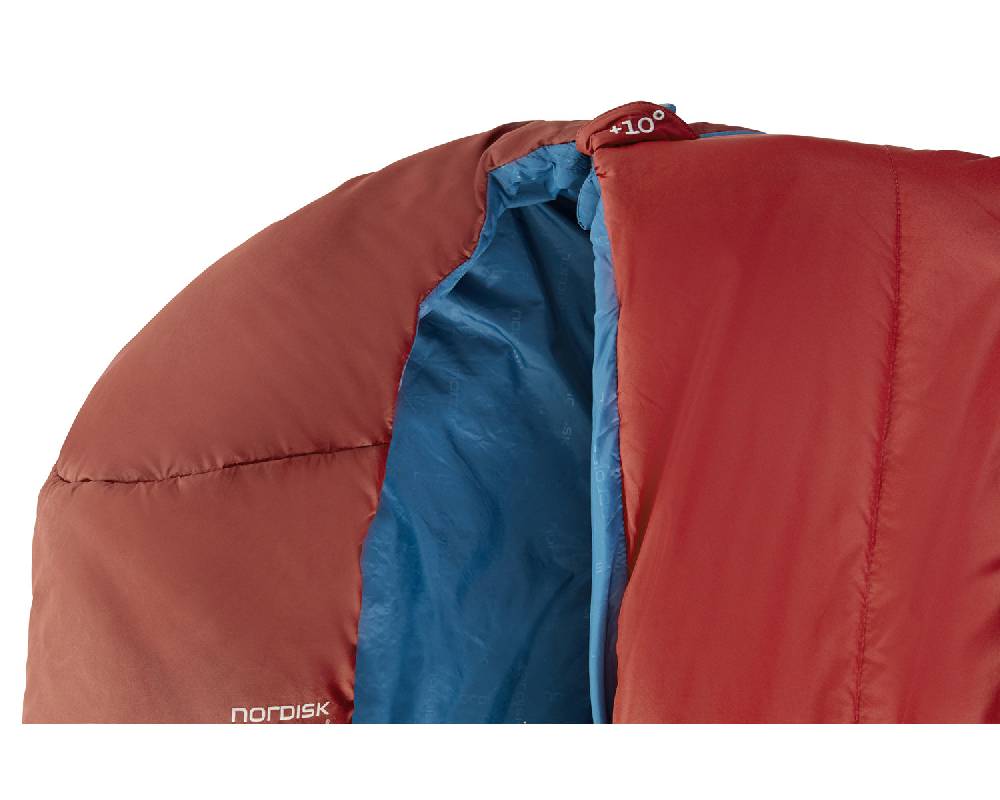 Nordisk Puk +10° Blanket Kunstfaser Sundried Tomato Zeitlich begrenztes Angebot