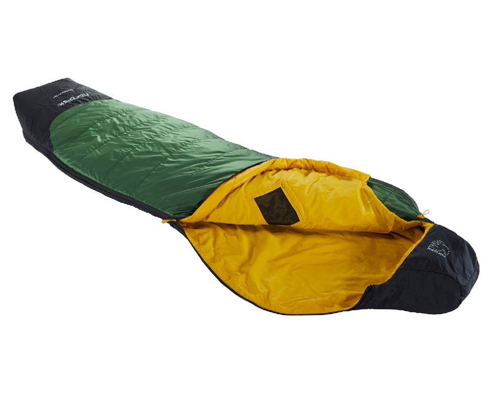 Nordisk Gormsson +10° Curve| Kunstfaser Artichoke Green/Mustard Yellow/Black Sonderangebot