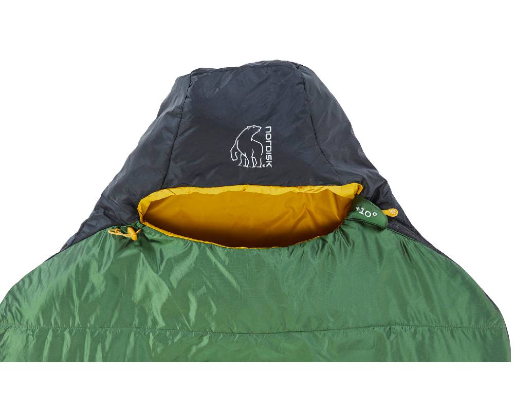 Nordisk Gormsson +10° Curve| Kunstfaser Artichoke Green/Mustard Yellow/Black Sonderangebot