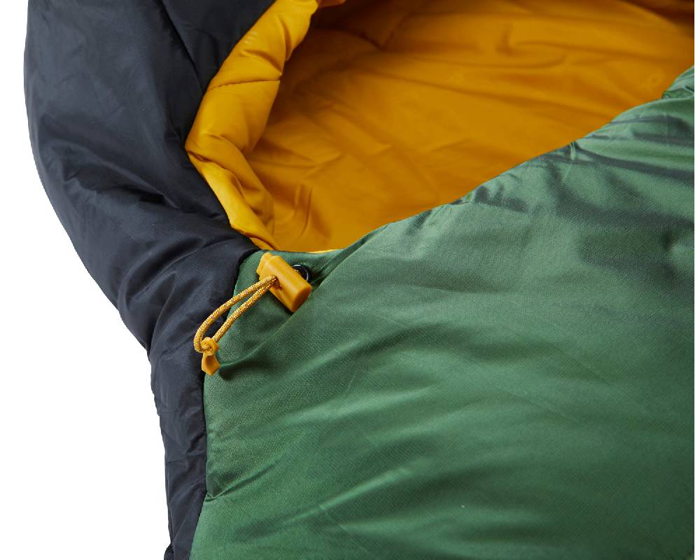 Nordisk Gormsson +10° Curve| Kunstfaser Artichoke Green/Mustard Yellow/Black Sonderangebot