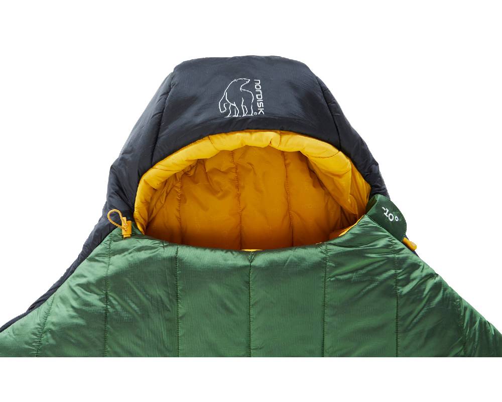 Nordisk Gormsson -10° Mummy| Kunstfaser Artichoke Green/Mustard Yellow/Black Günstig kaufen