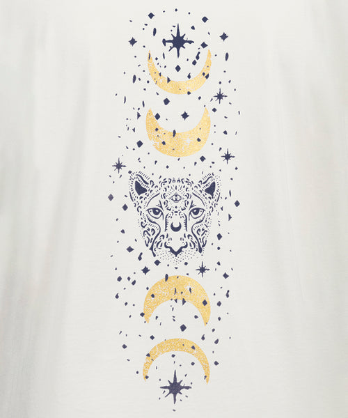 Ognx Yoga Boxy T-Shirt Moonlight Bio Baumwolle Tencel™ Sora - weiß Blitzverkäufe