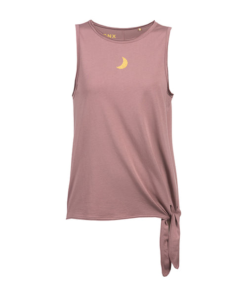 Ognx Yoga Knoten Tank Moon Bio Baumwolle Tencel™ Tari - rosa Versandkostenfrei