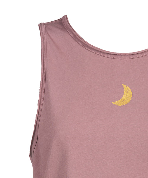 Ognx Yoga Knoten Tank Moon Bio Baumwolle Tencel™ Tari - rosa Versandkostenfrei