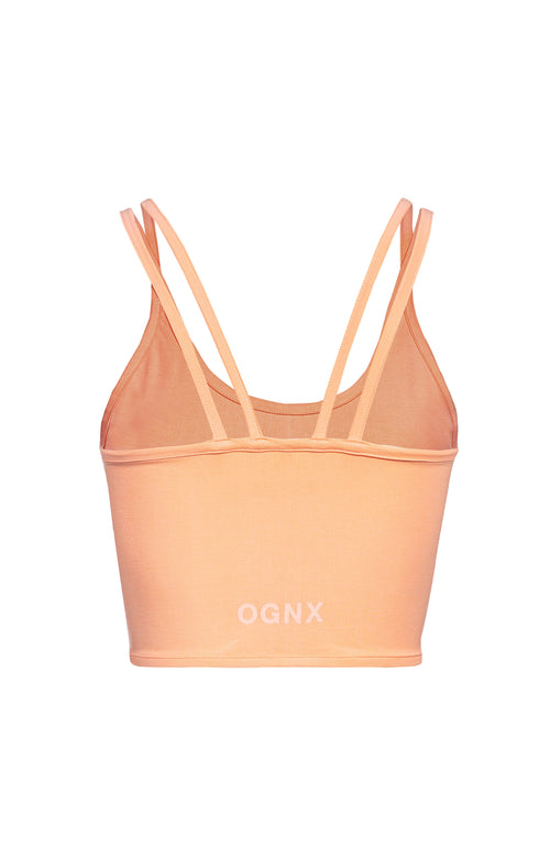 Ognx Yoga Basic BH Top Tencel™ Bio Baumwolle Cloe - orange Black Friday