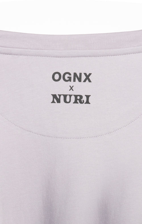 Ognx Yoga Boxy T-Shirt You Are The Magic by Nuri Rodríguez Bio Baumwolle Tencel™ Sora - lila Osterangebot