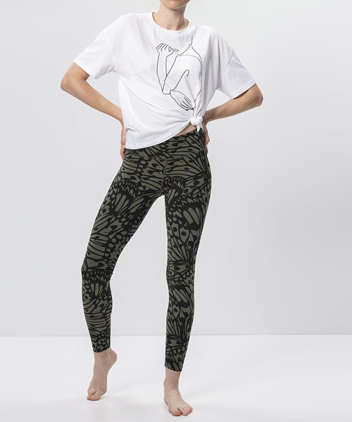 Ognx Leggings Butterfly Bio Baumwolle - grün Valentinstagsangebot