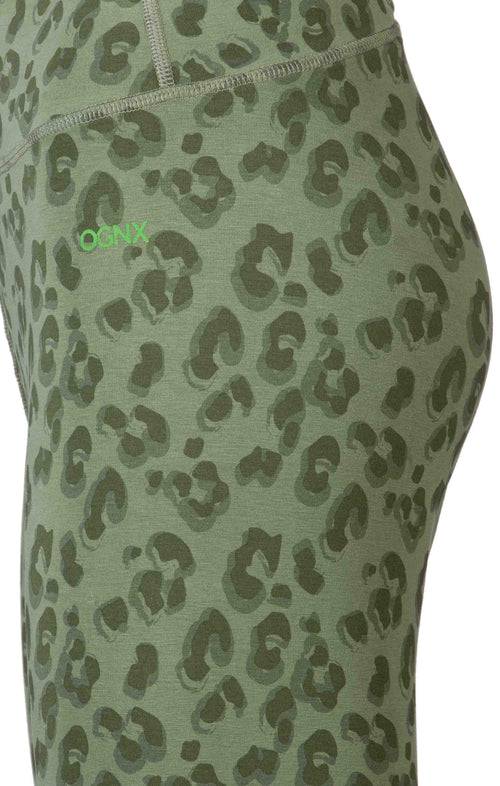 Ognx Sommer Leggings Leo Tencel™ Bio Baumwolle - grün Jubiläumsangebot