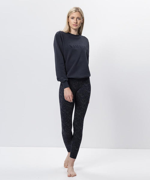 Ognx Leggings Leo Bio Baumwolle - blau Top Angebot