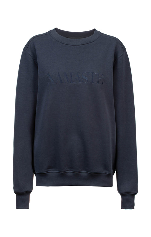 Ognx Sweater Namaste Bio Baumwolle - blau Neueste Mode
