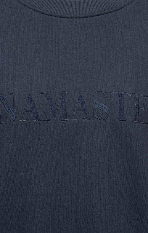 Ognx Sweater Namaste Bio Baumwolle - blau Neueste Mode