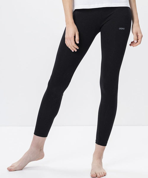 Ognx Basic Leggings Tencel™ Bio Baumwolle - schwarz Blitzangebot