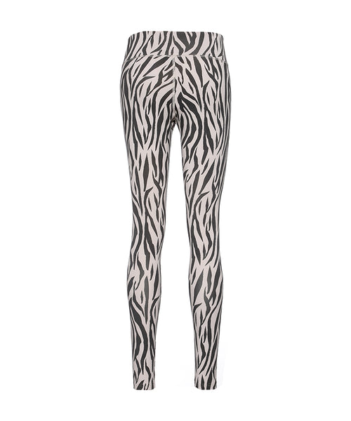 Ognx Leggings Zebra Tencel™ Bio Baumwolle - weiss Räumungsverkauf