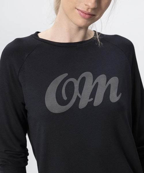 Ognx Lounge Sweater OM Tencel™ - schwarz Tägliche Deals
