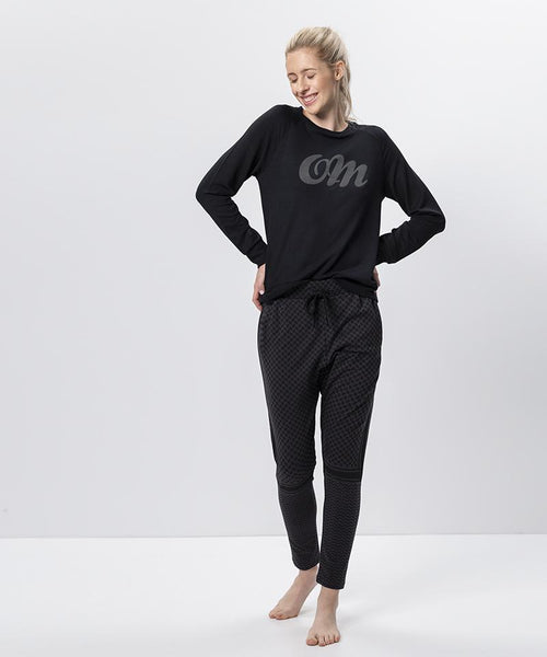 Ognx Lounge Sweater OM Tencel™ - schwarz Tägliche Deals