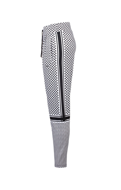Ognx Harem Pants Keffiah Bio Baumwolle - weiss Sonderangebote