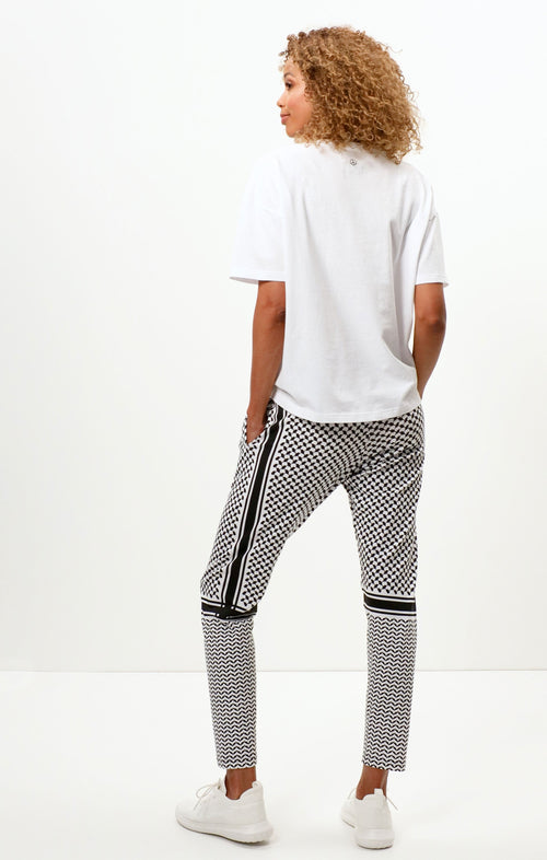 Ognx Harem Pants Keffiah Bio Baumwolle - weiss Sonderangebote
