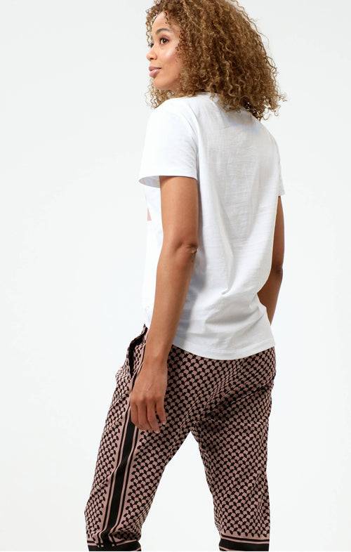 Ognx Harem Pants Keffiah Bio Baumwolle - rosa VIP-Rabatte
