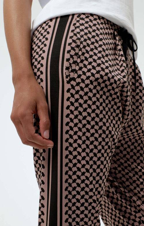 Ognx Harem Pants Keffiah Bio Baumwolle - rosa VIP-Rabatte