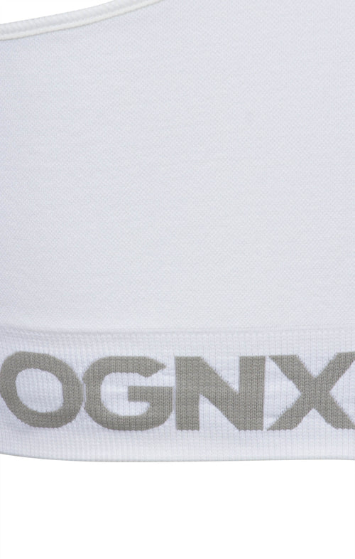 Ognx Sport Bra Crossback - Mittlerer Halt - weiss Tiefpreis